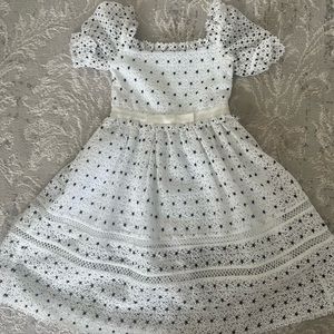 Self-portrait Little Girl Lace Dress.